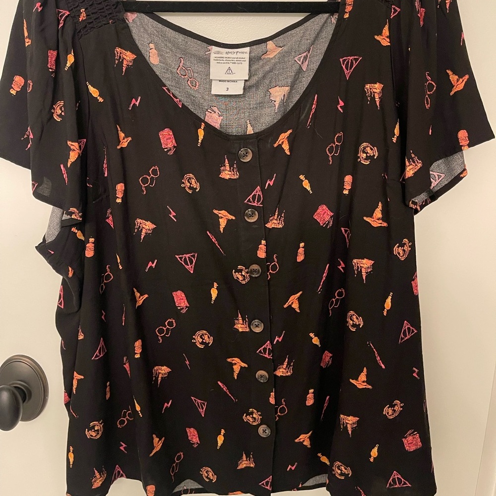 Black Harry Potter Blouse